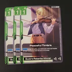 (3X) Peaceful Timbre - ST02-013 NM - Gundam TCG Card Game - Image 1