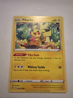Pokemon Pikachu Lost Origin Card 52/196 NM - Image 1