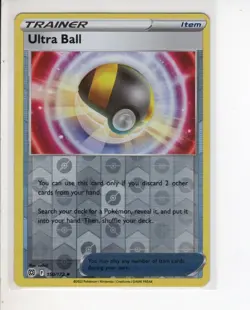 ULTRA BALL BRILLIANT STARS SET REVERSE-HOLO FOIL POKEMON CARD 150/172 NM/M - Image 1