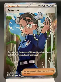 Amarys 132/131 - Full Art Secret Rare - Prismatic Evolutions Pokemon Card NM - Image 1