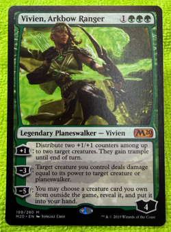 MTG - Vivien, Arkbow Ranger - Core Set 2020 - Near Mint - Mythic - Image 1