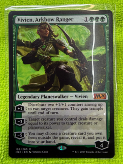 MTG - Vivien, Arkbow Ranger - Core Set 2020 - Near Mint - Mythic - Image 3