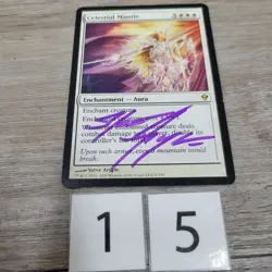 ***Celestial Mantle Signed*** MTG Zendikar Steve Argyle Kid Icarus - Image 1