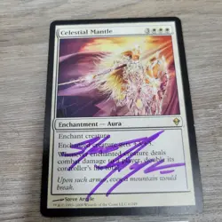 ***Celestial Mantle Signed*** MTG Zendikar Steve Argyle Kid Icarus - Image 2