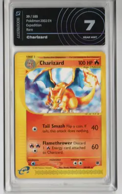 Charizard 39/165 - Pokemon Expedition English - Rare NO HOLO - 7 - Image 1
