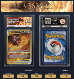 Pokemon Origin Forme Palkia VSTAR GG67/GG70 Crown Zenith ACE 10 PERFECT SUBS - Image 1