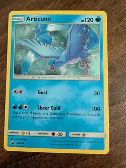 Pokemon Card Articuno SM144 Black Star Promo Near Mint Condition - Image 1