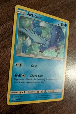 Pokemon Card Articuno SM144 Black Star Promo Near Mint Condition - Image 2