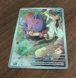 N's Zorua SVP189 Pokemon Center Stamped Promo SVP 189 Good Centering Pack Fresh - Image 4