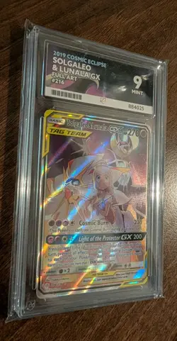 Solgaleo & Lunala GX 216/236 Cosmic Eclipse Sun & Moon Pokemon TCG ACE 9 MINT - Image 2