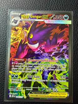 Pokemon Ascended Heroes Mega Gengar ex 284/217 PACK FRESH - MINT CLEAN See Video - Image 1