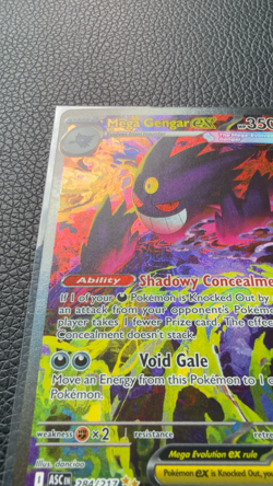 Pokemon Ascended Heroes Mega Gengar ex 284/217 PACK FRESH - MINT CLEAN See Video - Image 2