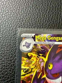 Pokemon Ascended Heroes Mega Gengar ex 284/217 PACK FRESH - MINT CLEAN See Video - Image 3