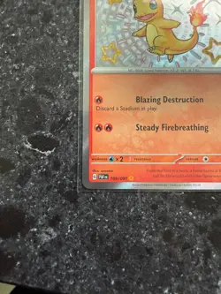 Charmander - 109/091 - Baby Shiny - Paldean Fates - Pokemon Card - NM/M - Image 4