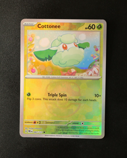 Pokemon Card - Cottonee 007/131 Master Ball Reverse Prismatic Evolutions - NM ⭐ - Image 1