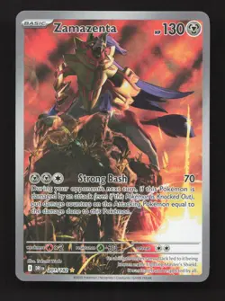 Zamazenta 201/182 Illustration Rare Destined Rivals Pokemon Near Mint - Image 1