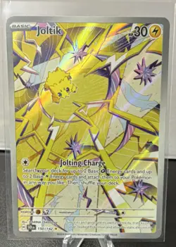 Pokemon Joltik Sv07 Stellar Crown 150/142 Illustration Rare Full Art Holo Eng - Image 1