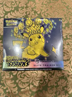 Pokemon Center Surging Sparks Elite Trainer Box ETB SEALED - Image 1