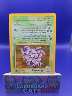 Nidoking 11/102 Base Set Unlimited Holo Rare Pokemon 1999 TCG Pokemon - Image 2