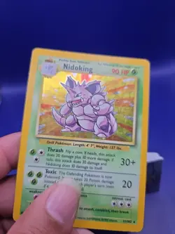 Nidoking 11/102 Base Set Unlimited Holo Rare Pokemon 1999 TCG Pokemon - Image 4