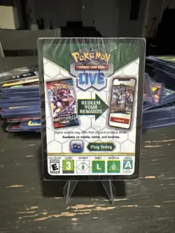 Pokemon Obsidian Flames Palafin SVP 036 Promo SEALED Stamped Build & Battle Deck - Image 2