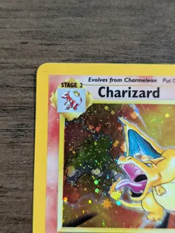 Pokemon TCG Charizard 2nd Base Set Holo Unlimited 4/130 - Image 3