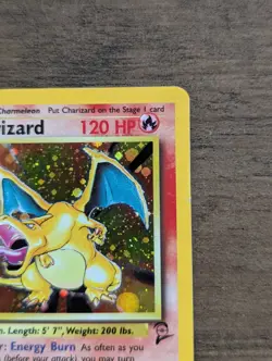 Pokemon TCG Charizard 2nd Base Set Holo Unlimited 4/130 - Image 4