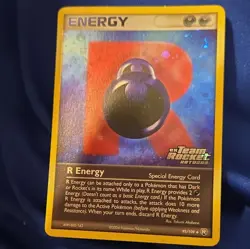 Pokemon TCG R Energy Team Rocket Returns 95/109 Reverse Holo Uncommon English - Image 5