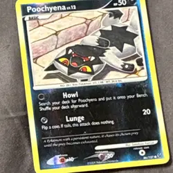 Pokemon TCG Poochyena 2009 86/127 Platinum Holo - Image 1
