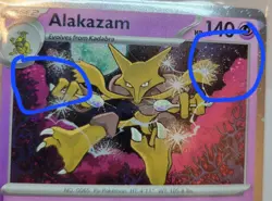 Pokemon - Alakazam Holo 082/167 - 2x Swirls - Twilight Masquerade Promo Sealed - Image 3
