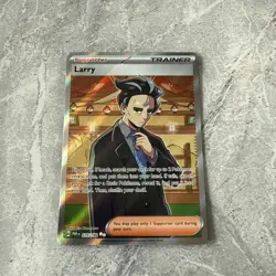 Pokemon TCG Paradox Rift Larry Full Art 235/182 - Near Mint - Image 1