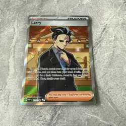 Pokemon TCG Paradox Rift Larry Full Art 235/182 - Near Mint - Image 2