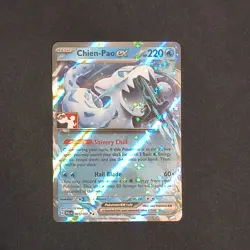 Pokemon TCG - Chien-Pao ex PAL 061/193 Play! Prize Pack Series 4 NM cosmos holo - Image 1