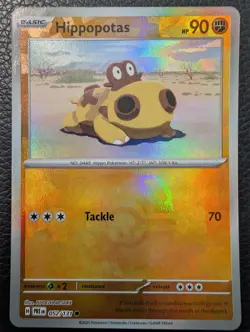 Hippopotas - 052/131 Prismatic Evolutions (Pokemon) Master Ball Reverse Holo - Image 1