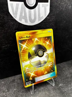Ultra Ball - 161/149 - Sun & Moon Base Set - Secret Rare - Pokemon TCG - Image 2