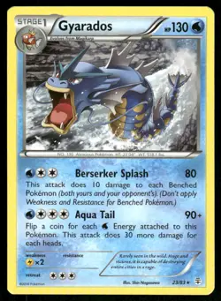 2016 Pokemon Gyarados Rare Generations 23/83 LP - Image 1