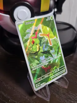 Caterpie - Illustration Rare SV: Scarlet & Violet 151 172/165 Pokemon TCG - Image 2