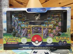 Pokemon TCG - GO Radiant Eevee Premium Collection Box New/Factory Sealed - Image 1