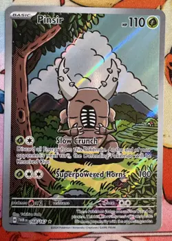 2024 Pokemon Twilight Masquerade Pinsir Illustration Rare #168/167 - Image 1