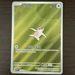 Slakoth 212/191 Illustration Rare - Surging Sparks - Pokemon TCG - MINT - Image 2