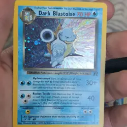 Dark Blastoise 3/82 Team Rocket Holo Rare 70 HP English Unlimited Pokemon - Image 1