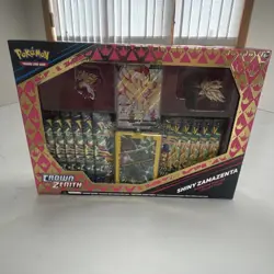 Pokemon TCG Crown Zenith Zamazenta Premium Figure Collection Box Sealed - Image 1