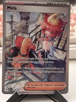 Mela 254/182 SV04 Paradox Rift Trainer Pokemon TCG Special Illustration Rar - Image 1