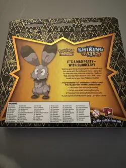 Pokemon TCG: Shining Fates Bunnelby Mad Party Pin Collection Box Factory Sealed - Image 2