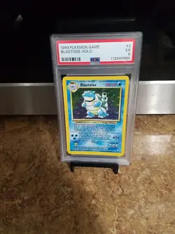 1999 Pokemon Game Blastoise Holo Psa 5 - Image 3