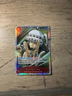 One Piece Trafalgar Law OP14-009 SR The Azure Sea's Seven TCG Japanisch - Image 1