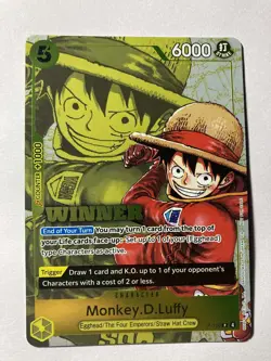 Monkey.D.Luffy (Winner Pack 2026 Vol. 2) - One Piece Promo P-106 Damaged Corner - Image 1