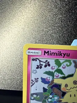 Mimikyu SM163 Holo Black Star Promo Sun & Moon Pokemon Card - Image 2