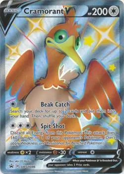 Holo Cramorant V - SWSH086 Promo SWSH: Sword & Shield Promo Cards - Image 1