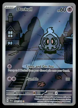 Pokemon Cards Duskull 068/064 Shrouded Fable Illustration Rare NM - Image 1
